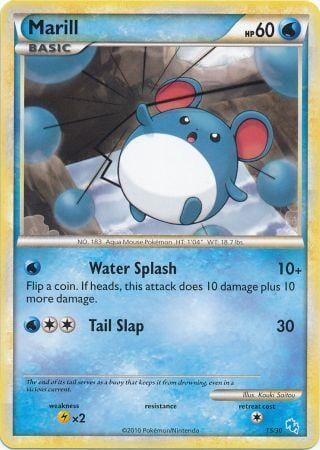Marill (15/30) [HeartGold & SoulSilver: Trainer Kit - Gyarados] Pokemon Single Pokémon  | Multizone: Comics And Games