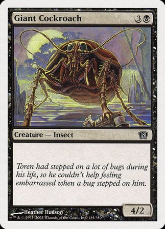 Giant Cockroach [Eighth Edition] MTG Single Magic: The Gathering  | Multizone: Comics And Games