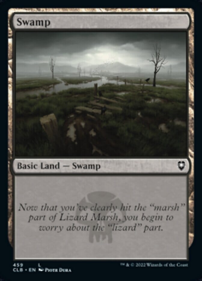 Swamp (459) [Commander Legends: Battle for Baldur's Gate] MTG Single Magic: The Gathering  | Multizone: Comics And Games