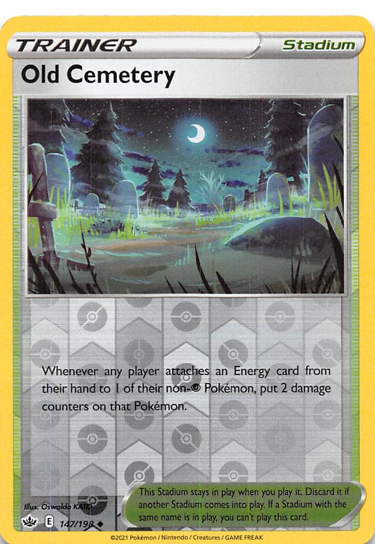 Old Cemetery (147/198) [Sword & Shield: Chilling Reign] Pokemon Single Pokémon  | Multizone: Comics And Games