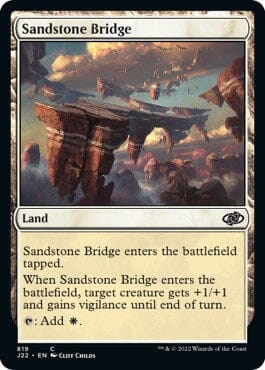 Sandstone Bridge [Jumpstart 2022] MTG Single Magic: The Gathering  | Multizone: Comics And Games