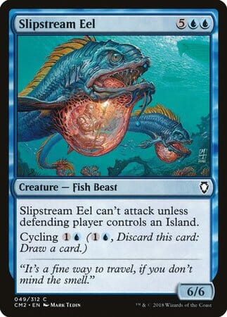 Slipstream Eel [Commander Anthology Volume II] MTG Single Magic: The Gathering  | Multizone: Comics And Games