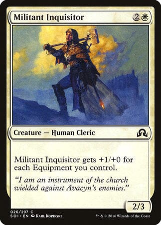 Militant Inquisitor [Shadows over Innistrad] MTG Single Magic: The Gathering  | Multizone: Comics And Games