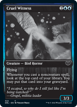 Cruel Witness [Innistrad: Double Feature] MTG Single Magic: The Gathering  | Multizone: Comics And Games