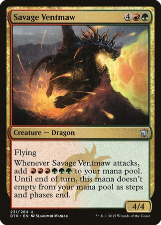 Savage Ventmaw [Dragons of Tarkir] MTG Single Magic: The Gathering  | Multizone: Comics And Games