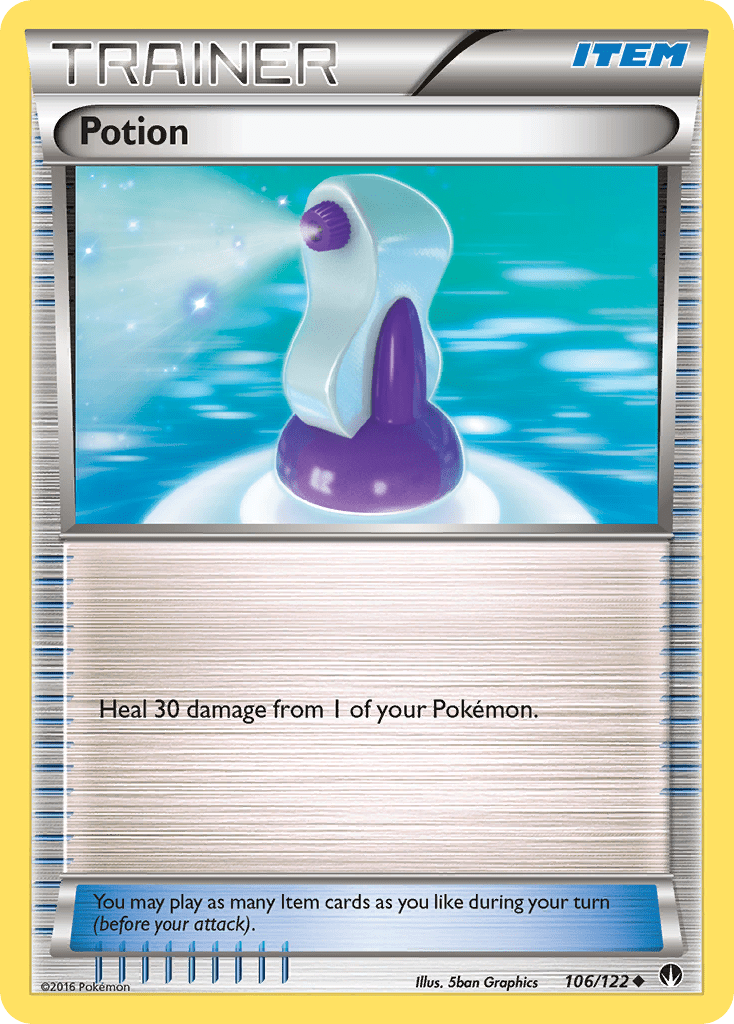 Potion (106/122) [XY: BREAKpoint] Pokemon Single Pokémon  | Multizone: Comics And Games