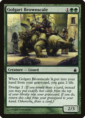 Golgari Brownscale [Ravnica: City of Guilds] MTG Single Magic: The Gathering  | Multizone: Comics And Games