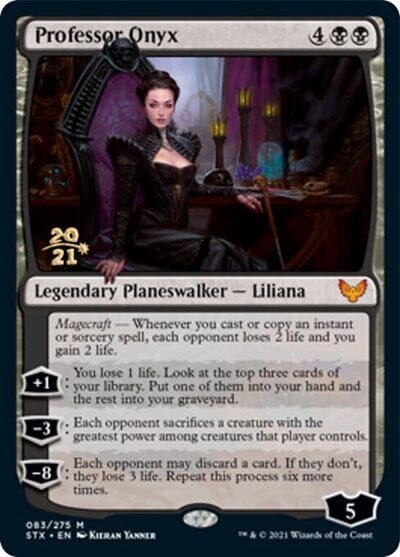 Professor Onyx [Strixhaven: School of Mages Prerelease Promos] MTG Single Magic: The Gathering  | Multizone: Comics And Games