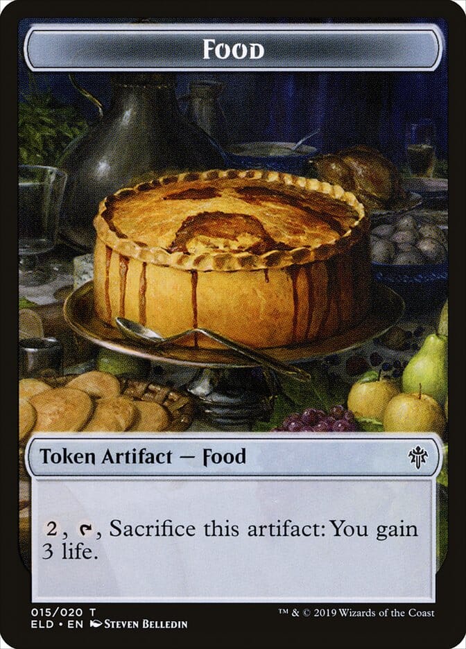 Food (015/020) [Throne of Eldraine Tokens] MTG Single Magic: The Gathering  | Multizone: Comics And Games