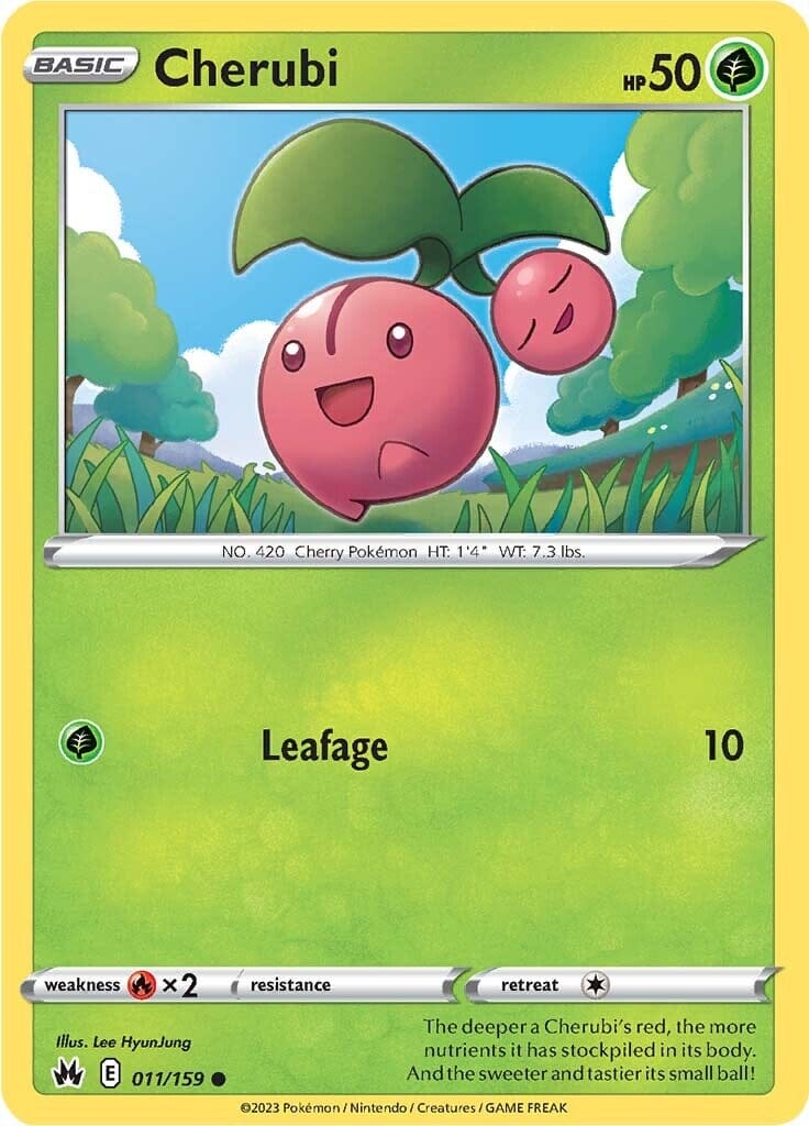 Cherubi (011/159) [Sword & Shield: Crown Zenith] Pokemon Single Pokémon  | Multizone: Comics And Games