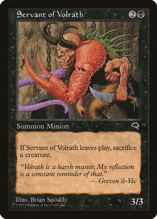 Servant of Volrath [Tempest] MTG Single Magic: The Gathering  | Multizone: Comics And Games