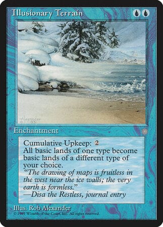 Illusionary Terrain [Ice Age] MTG Single Magic: The Gathering  | Multizone: Comics And Games