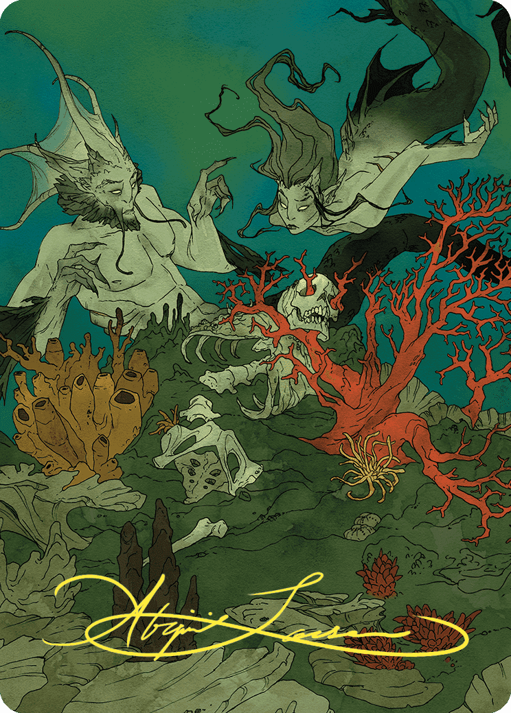 Curiosity Art Card (Gold-Stamped Signature) [Wilds of Eldraine Art Series] MTG Single Magic: The Gathering  | Multizone: Comics And Games