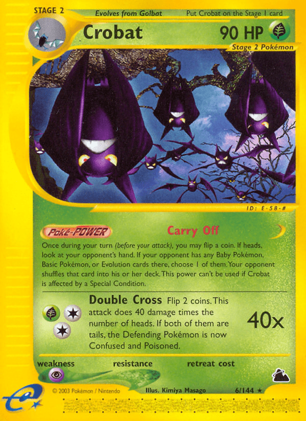 Crobat (6/144) [Skyridge] Pokemon Single Pokémon  | Multizone: Comics And Games
