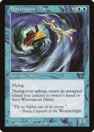 Waterspout Djinn [Visions] MTG Single Magic: The Gathering  | Multizone: Comics And Games