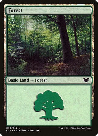 Forest (340) [Commander 2015] MTG Single Magic: The Gathering  | Multizone: Comics And Games