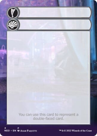Helper Card (8/9) [Kamigawa: Neon Dynasty Tokens] MTG Single Magic: The Gathering  | Multizone: Comics And Games