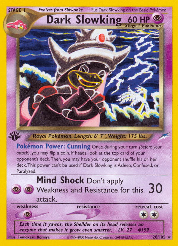 Dark Slowking (20/105) [Neo Destiny 1st Edition] Pokemon Single Pokémon  | Multizone: Comics And Games