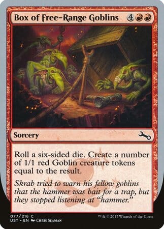 Box of Free-Range Goblins [Unstable] MTG Single Magic: The Gathering  | Multizone: Comics And Games