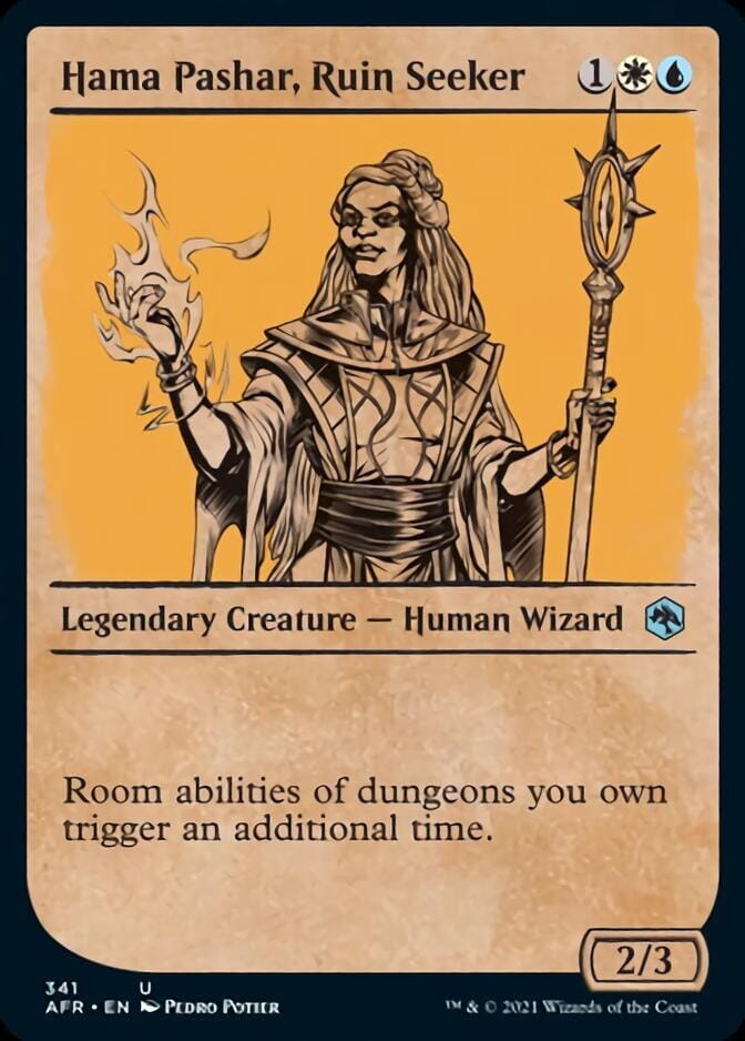 Hama Pashar, Ruin Seeker (Showcase) [Dungeons & Dragons: Adventures in the Forgotten Realms] MTG Single Magic: The Gathering  | Multizone: Comics And Games