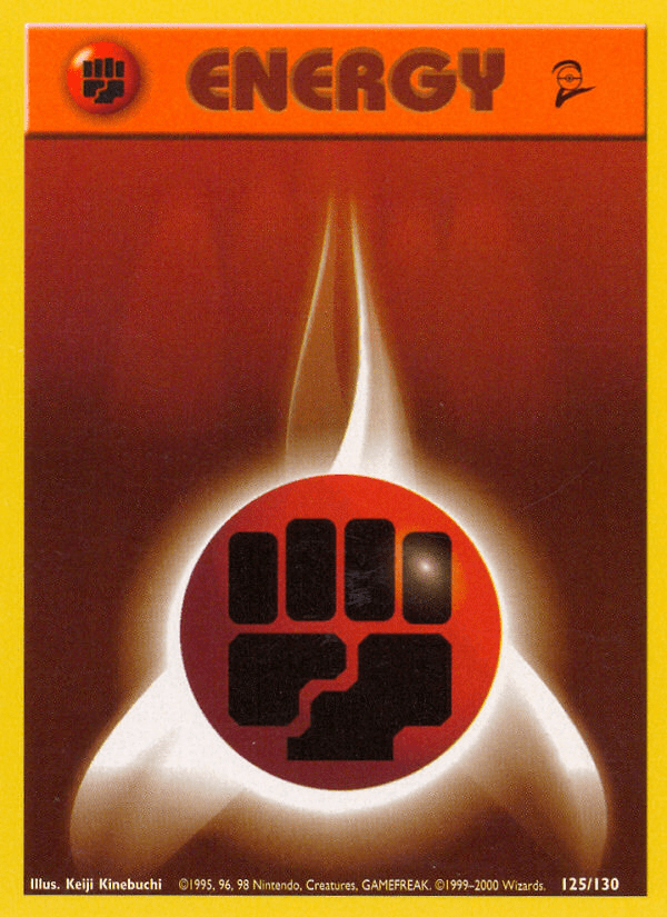 Fighting Energy (125/130) [Base Set 2] Pokemon Single Pokémon  | Multizone: Comics And Games