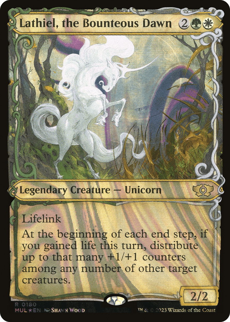 Lathiel, the Bounteous Dawn (Halo Foil) [Multiverse Legends] MTG Single Magic: The Gathering  | Multizone: Comics And Games