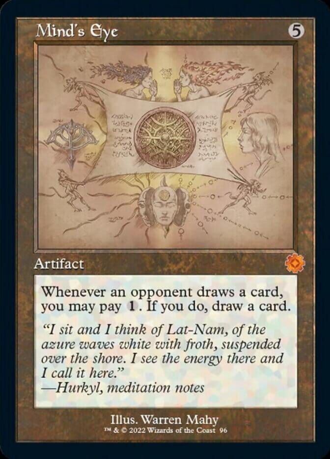 Mind's Eye (Retro Schematic) [The Brothers' War Retro Artifacts] MTG Single Magic: The Gathering  | Multizone: Comics And Games
