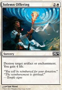 Solemn Offering [Magic 2014] MTG Single Magic: The Gathering  | Multizone: Comics And Games