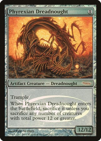 Phyrexian Dreadnought [Judge Gift Cards 2010] MTG Single Magic: The Gathering  | Multizone: Comics And Games