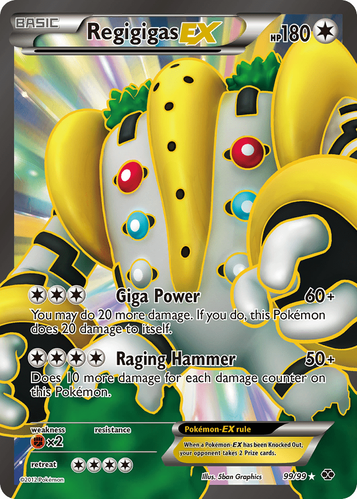 Regigigas EX (99/99) [Black & White: Next Destinies] Pokemon Single Pokémon  | Multizone: Comics And Games