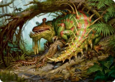 Blex, Vexing Pest Art Card [Strixhaven: School of Mages Art Series] MTG Single Magic: The Gathering  | Multizone: Comics And Games