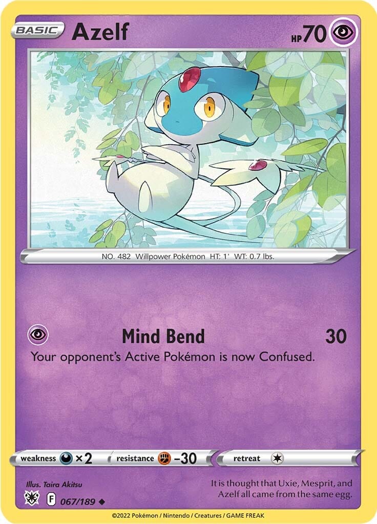Azelf (067/189) [Sword & Shield: Astral Radiance] Pokemon Single Pokémon  | Multizone: Comics And Games