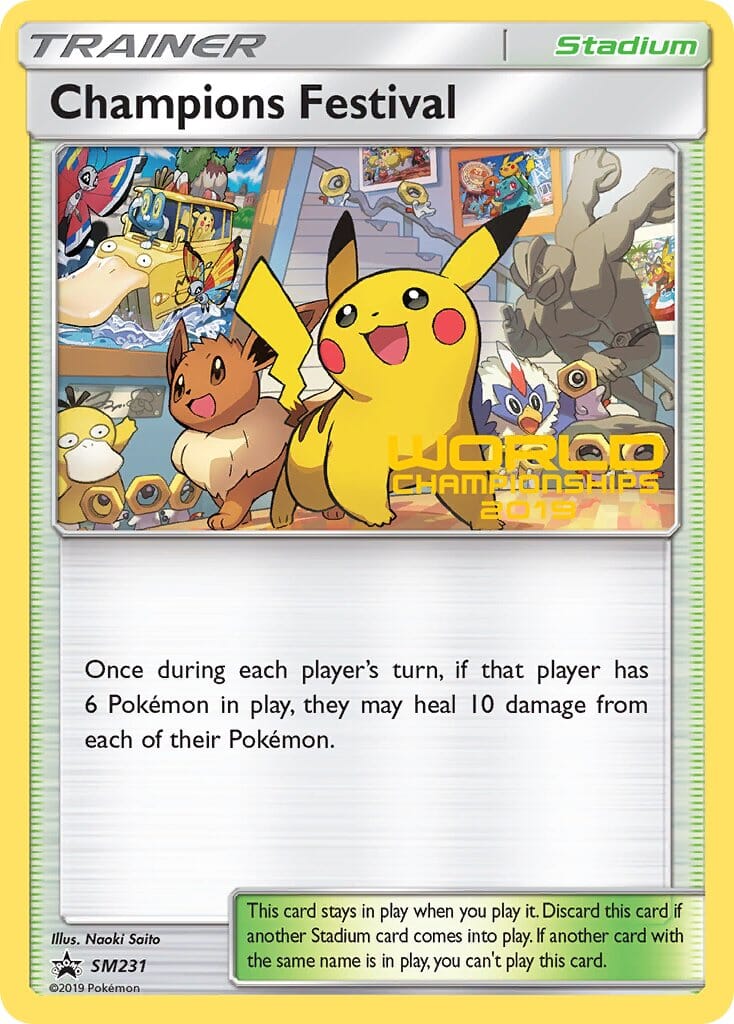 Champions Festival (SM231) (Champion 2019) [Sun & Moon: Black Star Promos] Pokemon Single Pokémon  | Multizone: Comics And Games