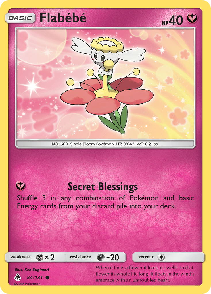 Flabebe (84/131) [Sun & Moon: Forbidden Light] Pokemon Single Pokémon  | Multizone: Comics And Games