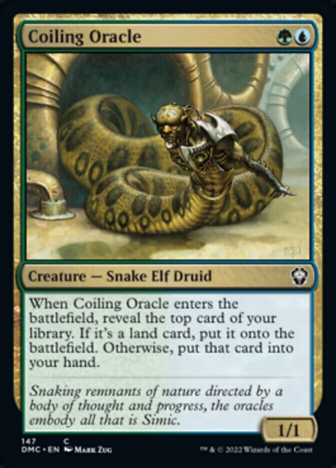 Coiling Oracle [Dominaria United Commander] MTG Single Magic: The Gathering  | Multizone: Comics And Games