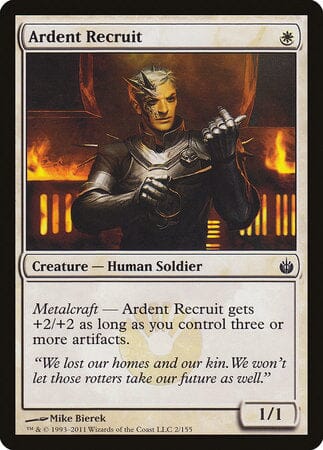 Ardent Recruit [Mirrodin Besieged] MTG Single Magic: The Gathering  | Multizone: Comics And Games