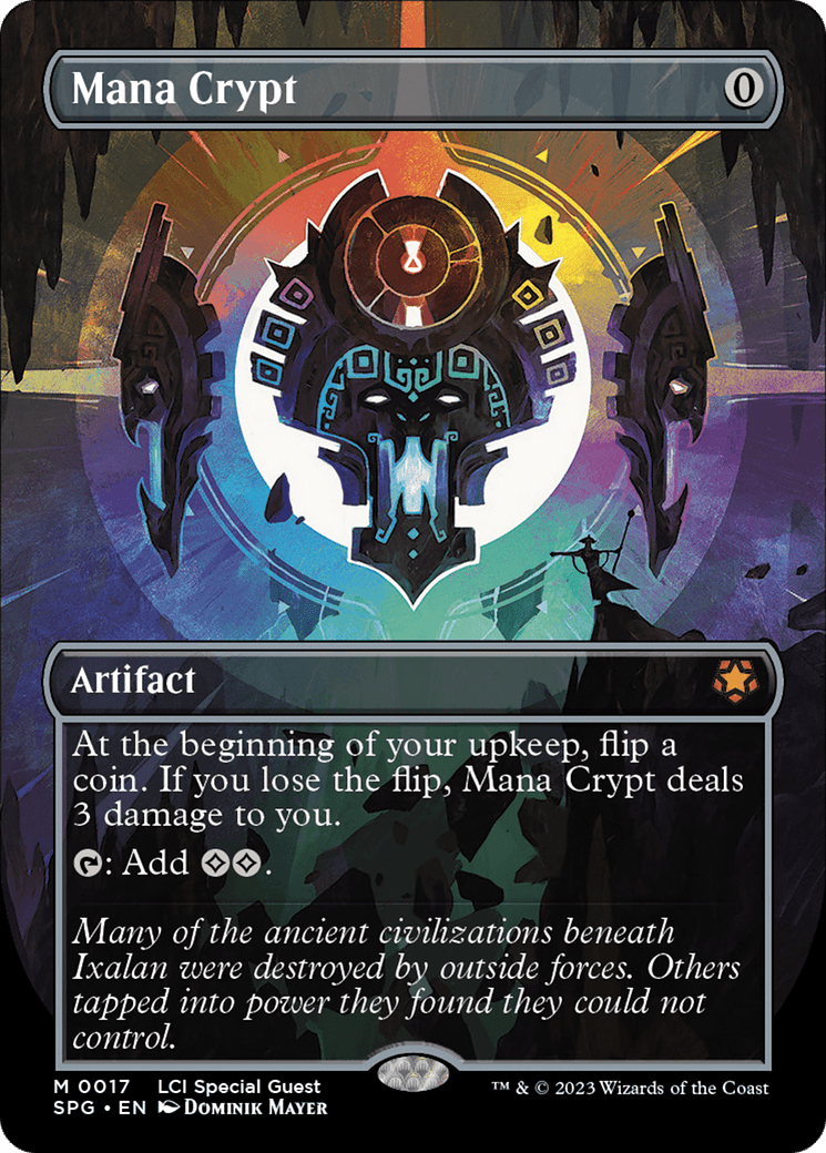 Mana Crypt (Borderless) [The Lost Caverns of Ixalan Special Guests] MTG Single Magic: The Gathering  | Multizone: Comics And Games