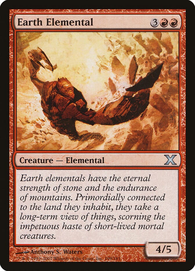 Earth Elemental [Tenth Edition] MTG Single Magic: The Gathering  | Multizone: Comics And Games