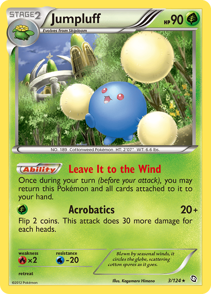 Jumpluff (3/124) [Black & White: Dragons Exalted] Pokemon Single Pokémon  | Multizone: Comics And Games