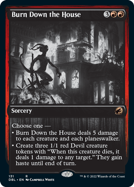 Burn Down the House [Innistrad: Double Feature] MTG Single Magic: The Gathering  | Multizone: Comics And Games