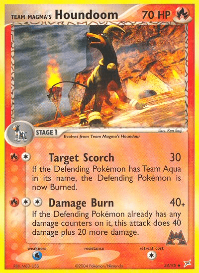 Team Magma's Houndoom (34/95) [EX: Team Magma vs Team Aqua] Pokemon Single Pokémon  | Multizone: Comics And Games