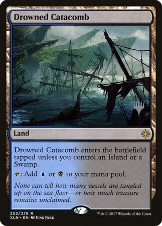 Drowned Catacomb [Ixalan Promos] MTG Single Magic: The Gathering  | Multizone: Comics And Games