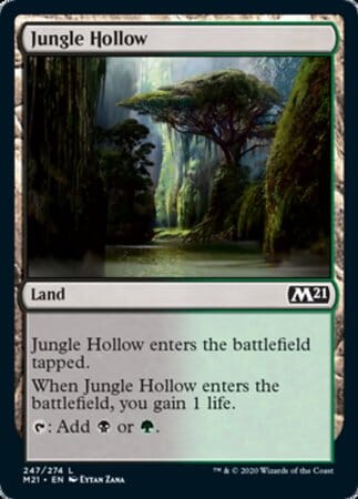 Jungle Hollow [Core Set 2021] MTG Single Magic: The Gathering  | Multizone: Comics And Games