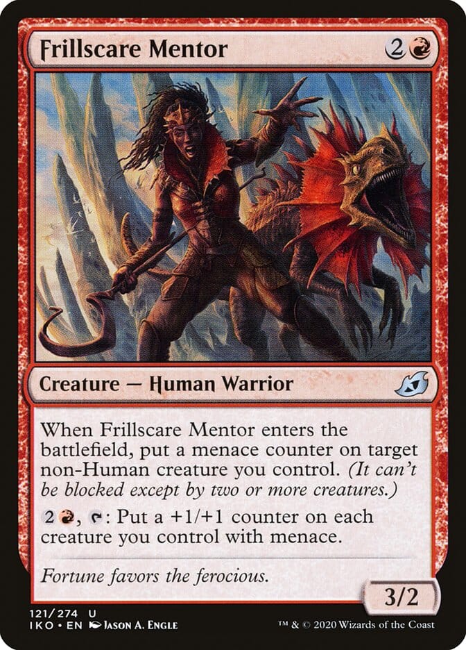Frillscare Mentor [Ikoria: Lair of Behemoths] MTG Single Magic: The Gathering  | Multizone: Comics And Games