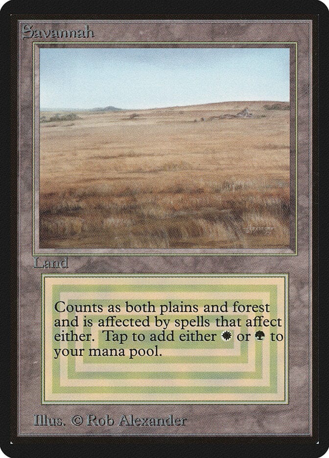 Savannah [Limited Edition Beta] MTG Single Magic: The Gathering  | Multizone: Comics And Games