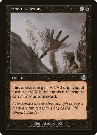 Ghoul's Feast [Mercadian Masques] MTG Single Magic: The Gathering  | Multizone: Comics And Games