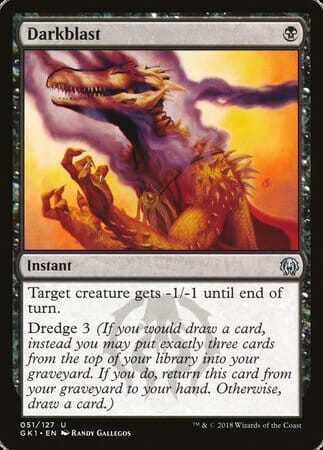 Darkblast [GRN Guild Kit] MTG Single Magic: The Gathering  | Multizone: Comics And Games