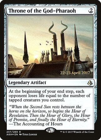 Throne of the God-Pharaoh [Amonkhet Promos] MTG Single Magic: The Gathering  | Multizone: Comics And Games