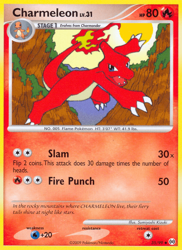 Charmeleon (35/99) [Platinum: Arceus] Pokemon Single Pokémon  | Multizone: Comics And Games