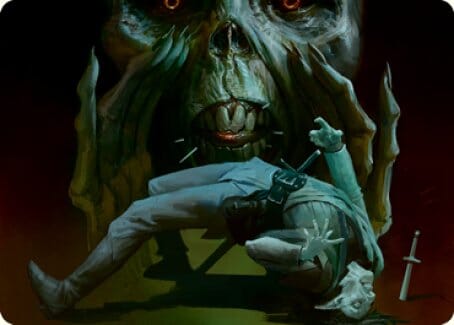 Power Word Kill Art Card [Dungeons & Dragons: Adventures in the Forgotten Realms Art Series] MTG Single Magic: The Gathering  | Multizone: Comics And Games
